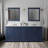 Dukes 80 in W x 22 in D Double Bath Vanity-1480091000