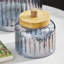 Mabank Glass Decorative Jars with Wood Lids Set-30689851-30689849