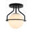 1 - Light Globe Semi Flush Mount-866629926