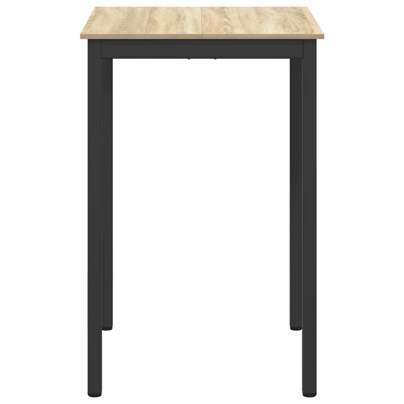 Standing Bar Table Engineered Wood, Oak, 105cmH x 70cmL x 70cmW