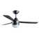 122Cm Harlene 3 - Blade Ceiling Fan with Remote Control and Light Kit Included