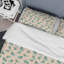 Espadrilles vertes - ensemble de housse de couette bohémien - microfibre de polyester-1952288641