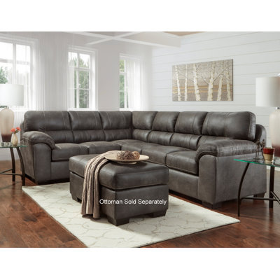 Farlend Upholstered L-Shaped Sectional Left Hand Facing