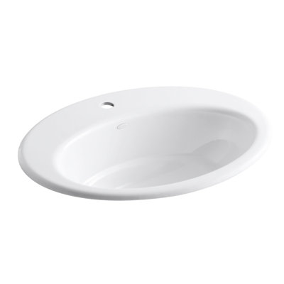 Thoreau Metal Oval Drop-In Bathroom Sink