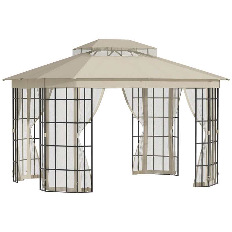 Armenuhi 4m x 3m Metal Party Tent