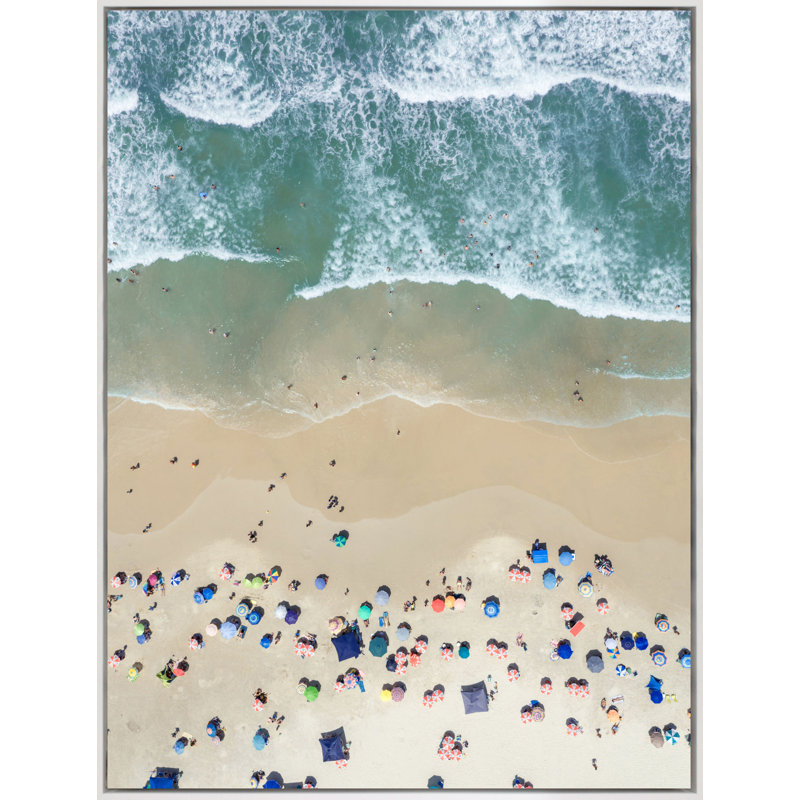 «Midsummer» par Yaffa G - reproduction sur toile, Cadre blanc, H 40 po x l 29 po