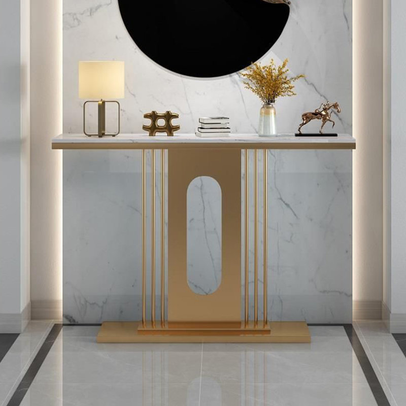 Morris, Blanc / Doré, 31.5" H x 59" W x 11.8" D
