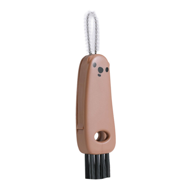 Brosse de nettoyage pour couvercle de bouteille d'eau 3 en 1 2026, Brown
