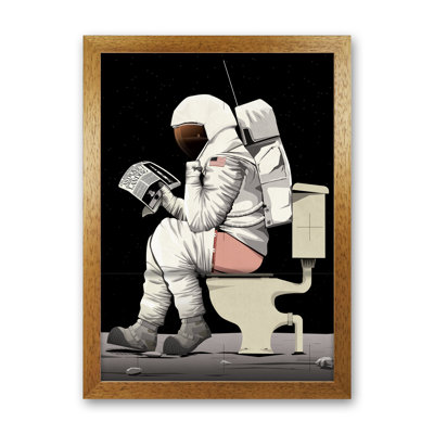 Moon On Loo - Print