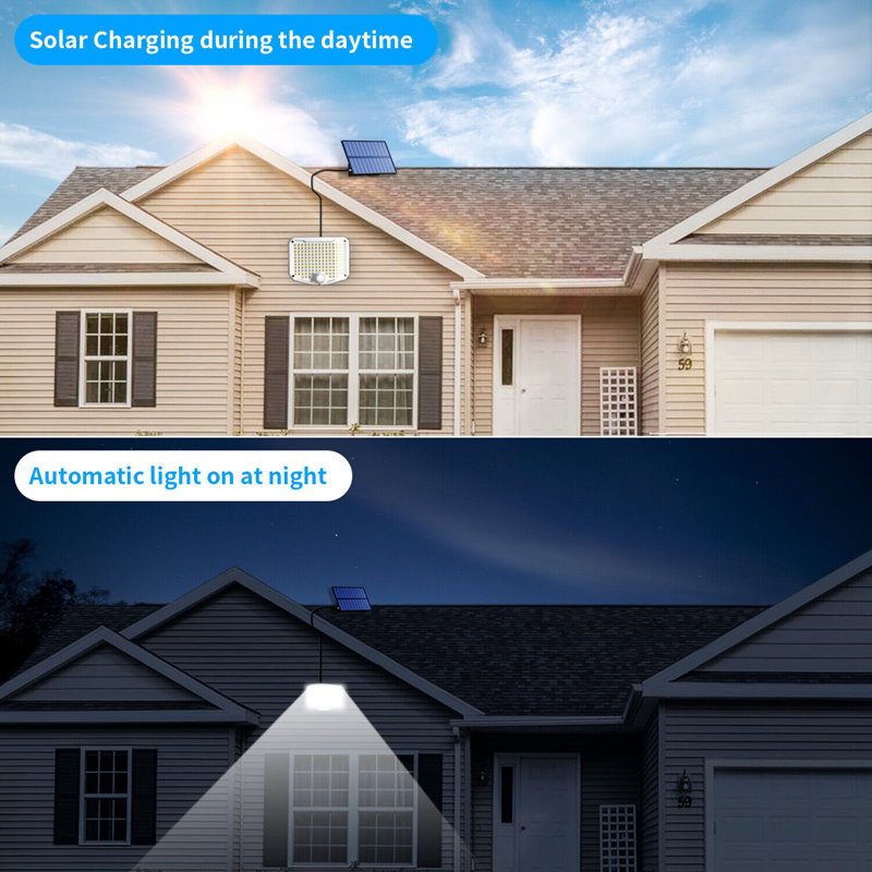 LED Dusk to Dawn Outdoor Security Flood Light with Motion Sensor and Timer