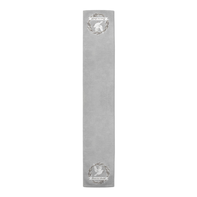 Chemin de table de Noël bruse, 72 po x 16 po