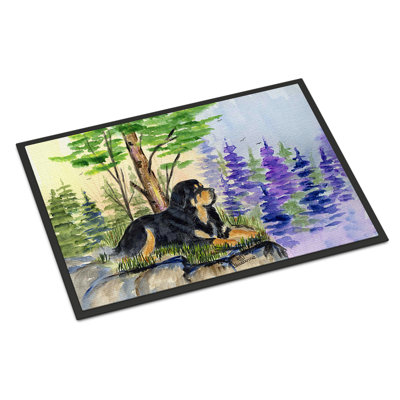 Tapis de porte d’intérieur anti-dérapant tibétain