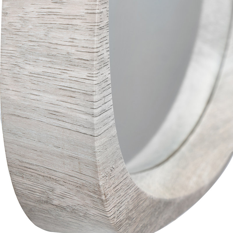 Ramford Wood Flat Wall Mirror
