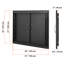 VEVOR 31x24 Inch BBQ Island Access Door Outdoor Kitchen Door Cold Plate