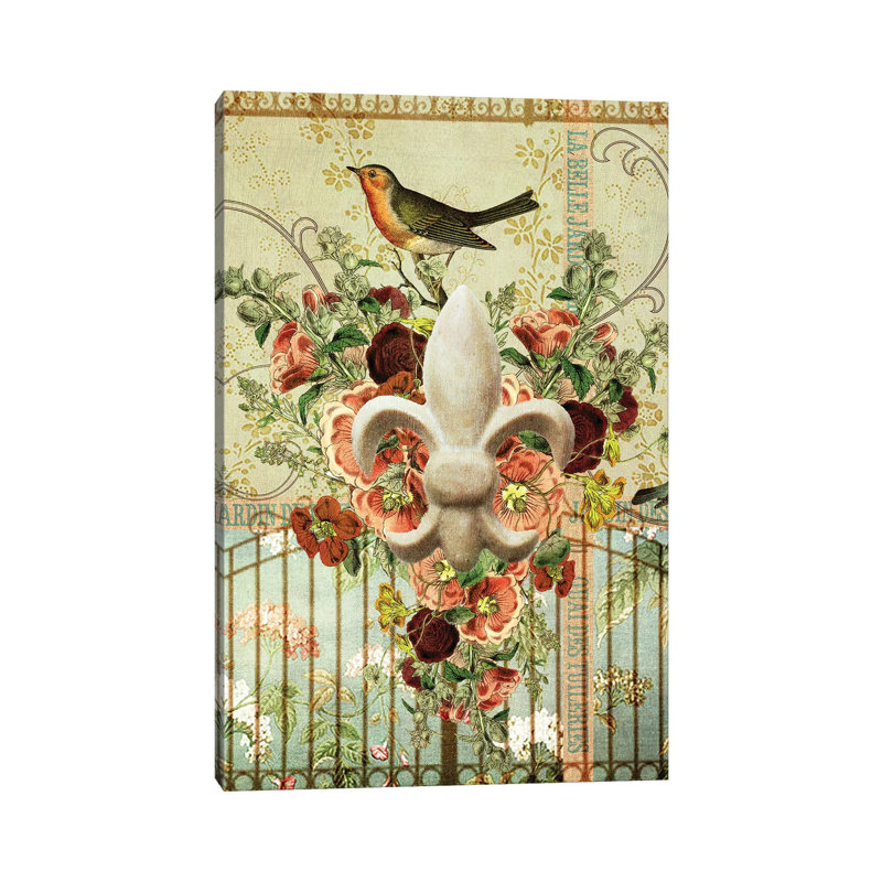 Postcards Of Paris XII by Sandy Lloyd - Wrapped Canvas Painting, 66.04 cm H x 45.72 cm W x 1.91 cm D
