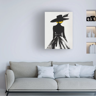 Bolog Andreas Magnusson The Lady In The Black Hat Canvas Art