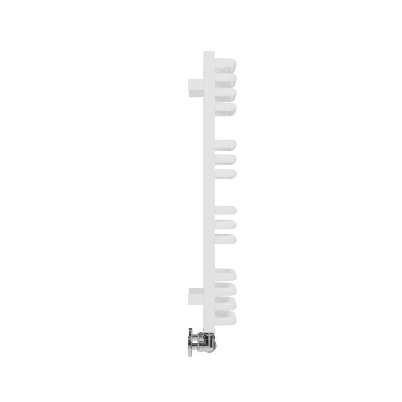Alex Heated Towel Rail, White, 76 cm H x 50 cm W x 12 cm D