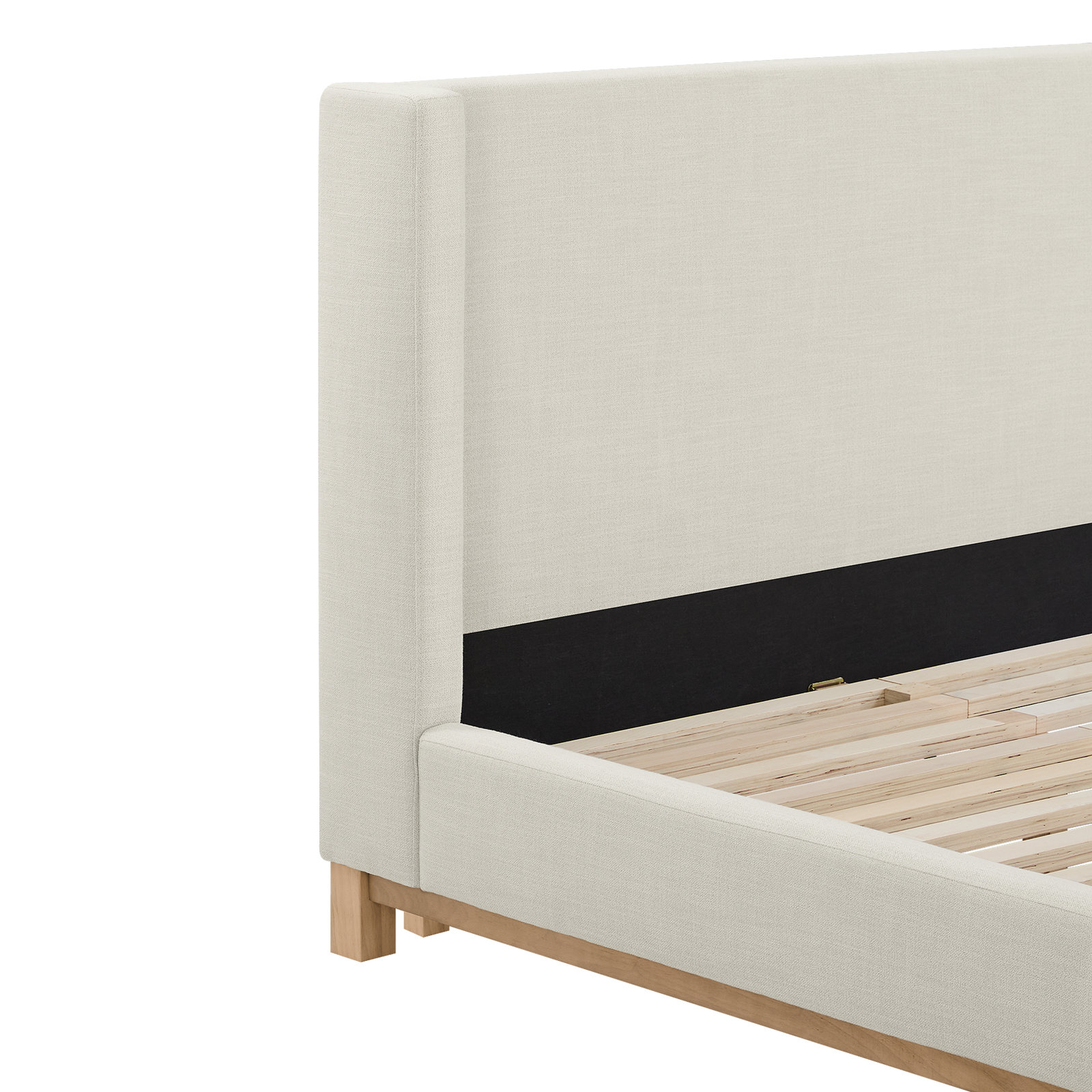Upholstered Bed, Linen