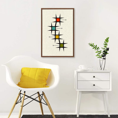 Mid Century Modern Boho Abstract Colorful Geometric Home Artwork Decor for Living Room,Bedroom X13