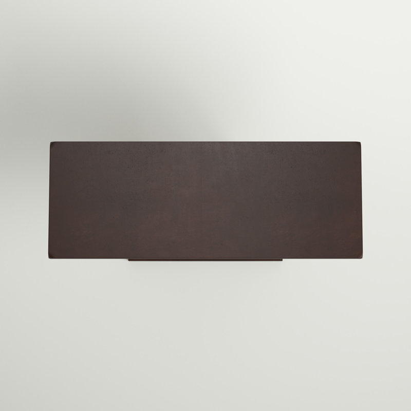 Almeta 48'' Console Table, Dark Cherry