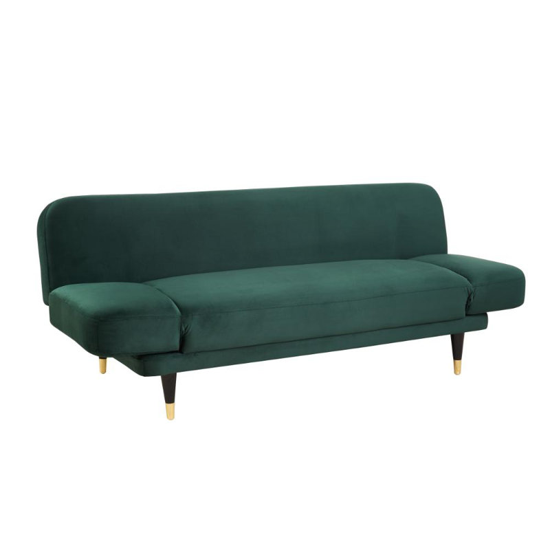 Silas 3 Seater Sofa Bed, Green