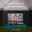 3x6m (10x20ft) Pop Up Canopy Gazebo with Removable Sidewalls, Adjustable Height Event Shelter-986634142