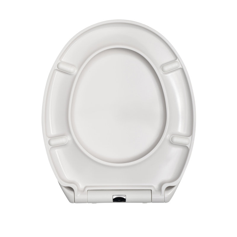 Oval Hard Toilet Seat, Black