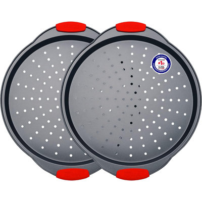 Lifemaster Non-Stick Steel Pizza Pan