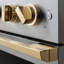 ZLINE Autograph 36 in. 5.2 cu. ft. Marino Dual Fuel Range w/ 6 Gas Burners & White & Gold Accents-257506966