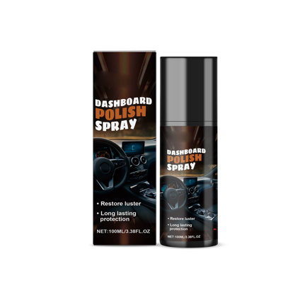 Cleaning agent 100ml Long-term Protection Of Gloss Recovery Of Automobile Interior Glazing Spray Instrument Panel