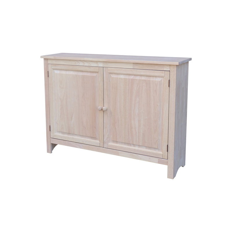 Abingdon 47'' Solid Wood Sideboard, Unfinished