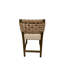 Balyeet Upholstered Counter Stool with Solid Wood Frame-457601755