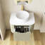 Meuble-lavabo flottant mural 24 po avec lavabo-805066448