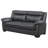 Krista Upholstered Padded Arm Sofa Grey-1462574369