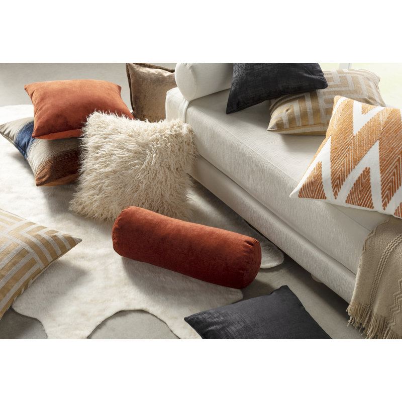  Indoor Throw Pillow, Orange