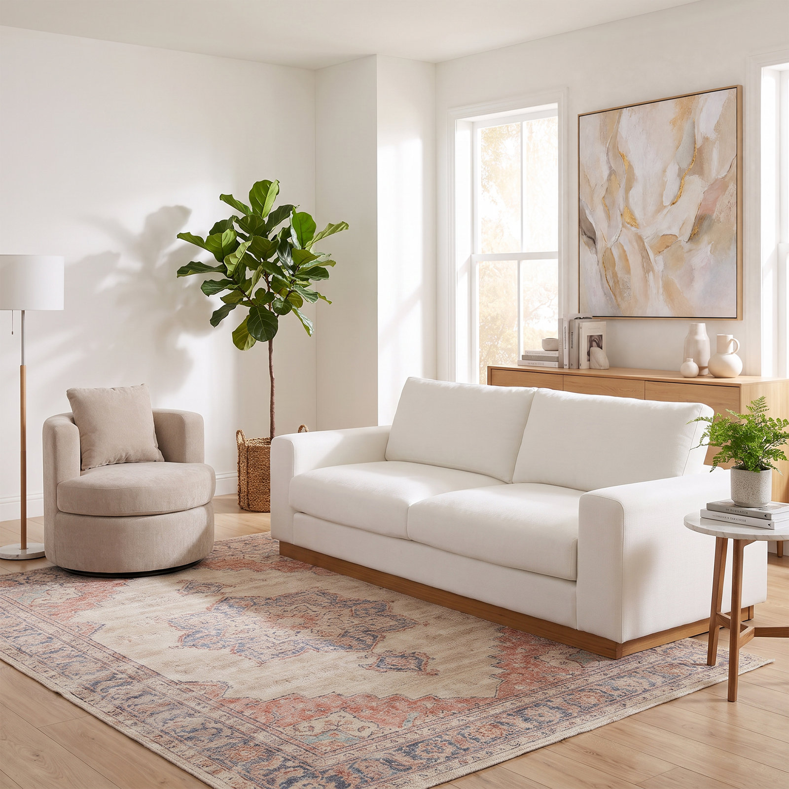 Upholstered 91.73'' Loveseat