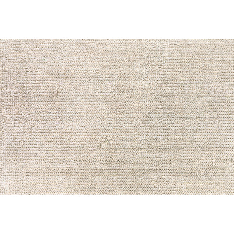 Wool Area Rug in Beige, Rectangle 13' x 18'