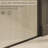 35-36" W ×72" H Frameless Pivot Shower Door, Pivot Swing Shower Glass Doors with 1/4"(6mm) SGCC Clear Tempered Glass,Explosion-Proof Film, Reversible Installation, Matte Black
