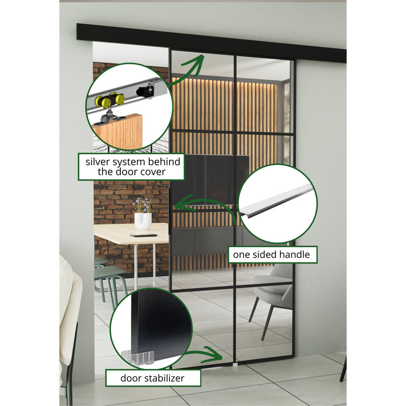 DOOR LOKI 1, 102cm x 205cm, Black
