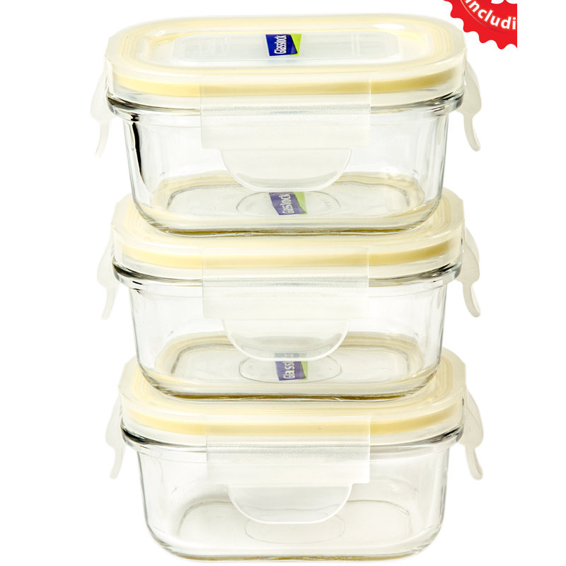 Yum Yum Glass Food Storage Container