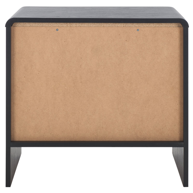 Arsenio 1 Drawer Nightstand, Black