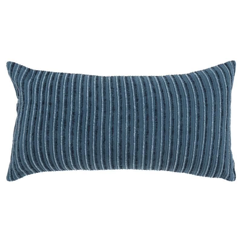 Coussin en polyester / viscose Leifsson, Bleu sarcelle