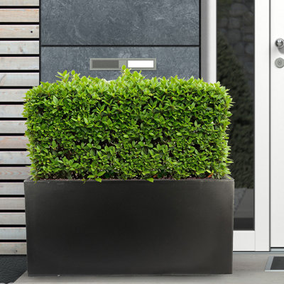 Frostproof, Concrete Effect Garden Planter Pot with Drainage Holes