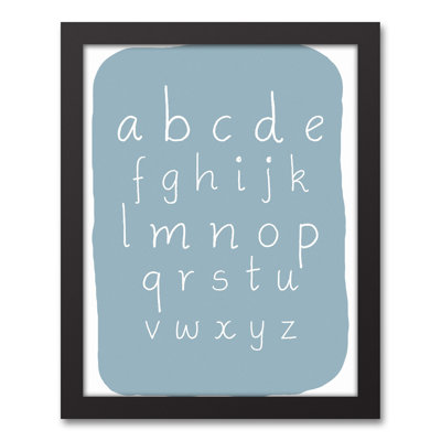 Art encadré ABC Blob