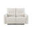 Motion Power Reclining Loveseat In Cream Chenille With Built-In USB Charging Port & Type C