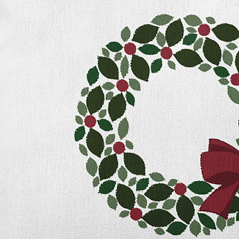 Holiday Essence Reversible Throw Pillow, 18" H x 18" W
