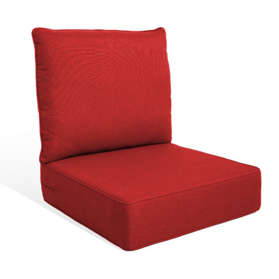 Coussin de siège / dossier de remplacement pour l'extérieur 6 po