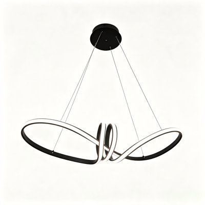 1-Light Dimmable Integrated LED Chandelier