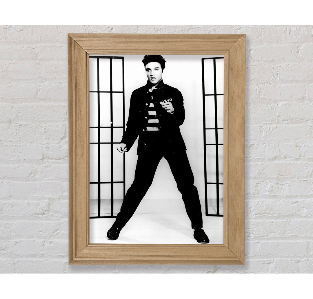 Elvis Presley Jail House Rock - Einzelner Bilderrahmen Kunstdrucke