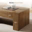 Table basse 51 pouces rectangulaire pour salon